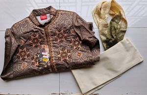Boys 3-Piece Embroidered Outfit