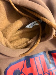 Brown Graphic Hoodie