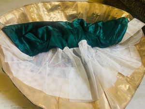 Green Pinkish Lehenga Set