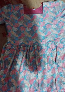 Tiered Floral Print Dress