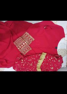 WOMEN Embrodairy Stright Kurta Set