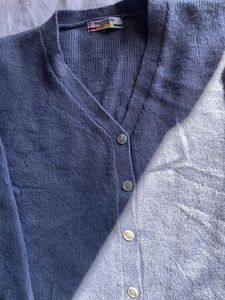 Korean Pinteresty Pastel Blue Cardigan