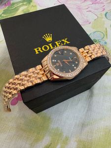 Rolex Rose Gold Watch For Her❤️
