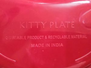 Combo Bunny Shaped Plastic Plates