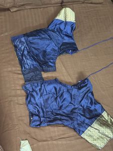 Blue Saree With Blouse