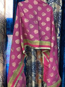 Green Suit With Gota Dupatta(teej Special)