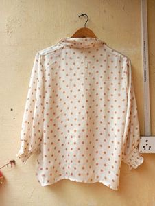 Polka Dot Wrap Up Knot Top (Women)