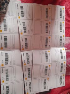 24 shipping labels in all india