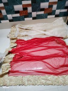 Elegant Red &amp; Gold Party Wear Saree