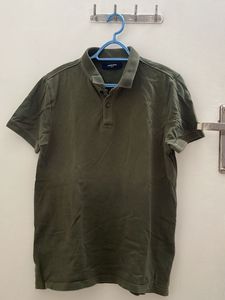 Boys Olive polo tshirt