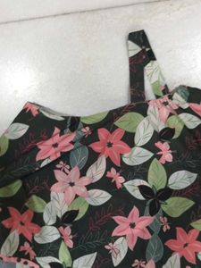 Floral One shoulder Top And Polkadot Plazopant Set