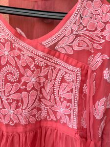 Elegant Embroidered Top w/ cotton inner