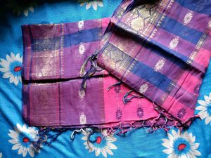 Purple And Magenta Saree