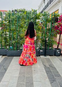 Tiered Floral Maxi Dress