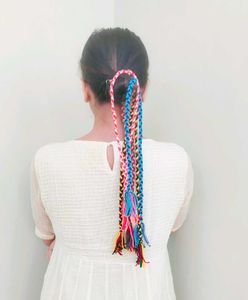 Floral Hair Bun Accessory