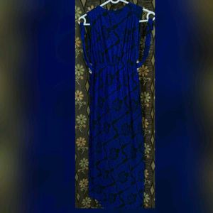 Elegant Black &amp; Blue Dress