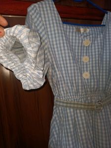 Beautyful Dress In Sky Blue Colour For Women