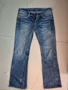 Vintage Low Rise Flared Jeans