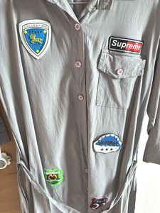 Patchwork Shirt Dress