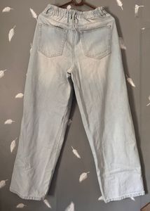 Light Wash Wide Leg Jeans