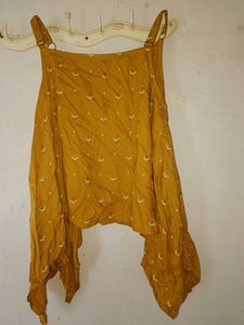 Mustard Sleeveless Top