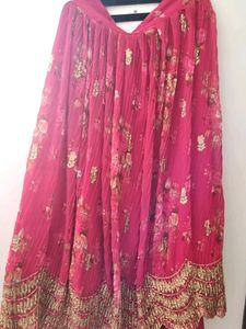 A Beautiful  Unstiched Lehenga