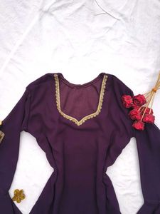 Desi Y2k Corset Georgette Kurti💜