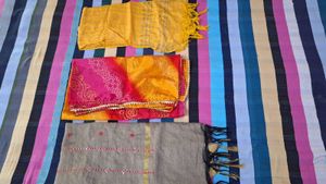 Set of 3 Vibrant Dupattas