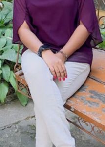 Chic Purple Top New