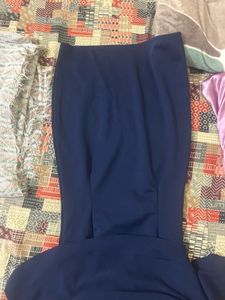 Elegant Navy Blue Dress