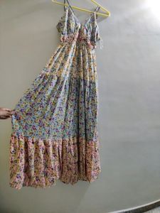 Backless Cotton Beach Dress For Women