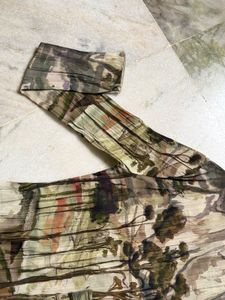 Abstract Print Midi Dress