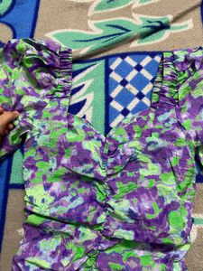 H&amp;M Ruched Bodycon Dress In XS Size