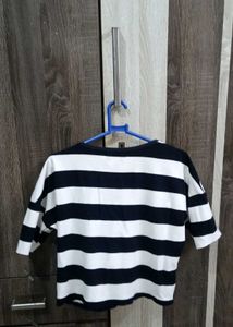 Striped Boxy Tee