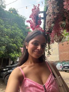 Ruched Pink Mini Dress