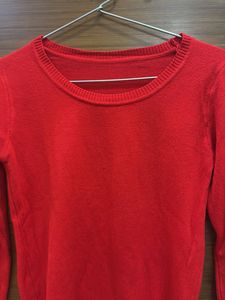 Red Knit Sweater