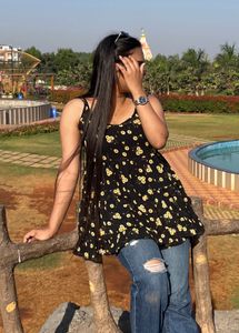 Sunflower Print Top