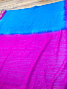 Blue &amp; Pink Saree