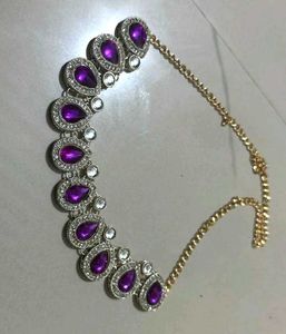 Purple Jewel Necklace
