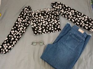 A Flowery Crop Top