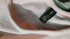Peach Casual Top For Girls