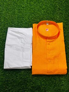 Orange Kurta Set