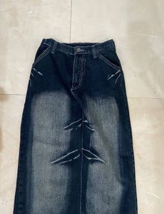 🔔Y2K Vintage Wash Denim Maxi Skirt🔔