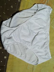 Striped White Briefs