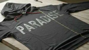 Paradise Black Hoodie