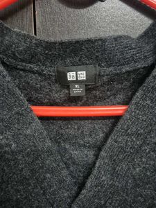 Gray Uniqlo Cardigan