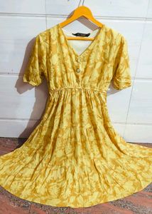 Floral Tiered Midi Dress
