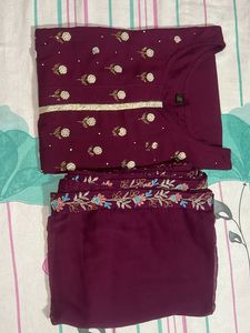 Embroidered Kurta &amp; Dupatta