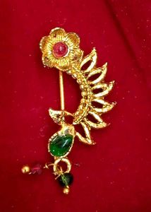 Vintage Gold Plated Necklace With Beads