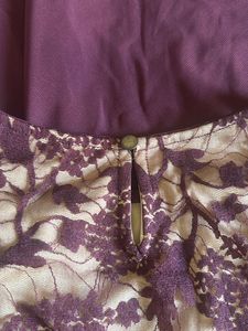 Party wear brown branded gown in size 36